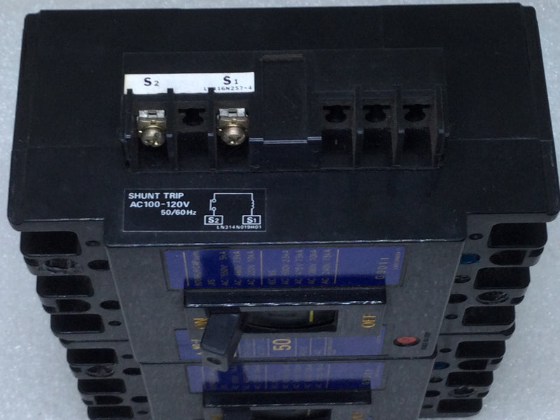 Mitsubishi Electric NF 50-SS DualNo-Fuse Breaker 50 Amp 600V 3-Phase