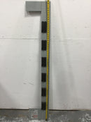 Eaton 1MM612RRL residential meter stack 125 Amp Bus Rating 800 Amp 120/240v 1 Phase 3 Wire 6 Position Meter Cover 66 1/4" x 12"