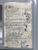 Crouse-Hinds LC006 NF,NS, DF, DS, DF G Dead Front Only 125 Amp 120/240V Model 8 13 7/8" x 11 7/8"