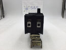 Square D FA26050AC 50 Amp 2 Pole 600 VAC I-Line Circuit Breaker (Missing Label)