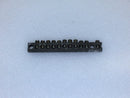 Unbranded 13 Position 4-14 AWG Grounding Bar 4 1/8" x 1/2"