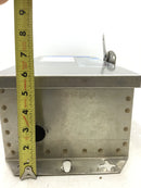 Westinghouse WFON100 Disconnect 100 Amp Handle Throw 600V Ac 500v Dc Some Guts 3 PhaseNo Main