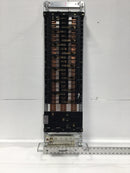 GE General Electric THQB Series 225 Amp 3 Phase 42 Space Main Lug Load Center Guts Only 10" X 38"
