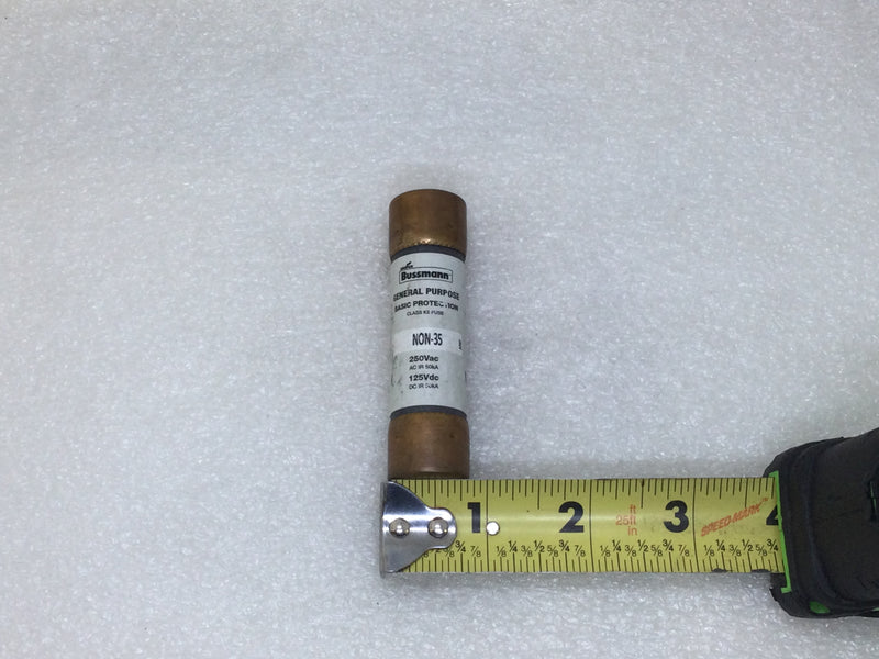 Bussman/Fusetron NON-35 35 Amp 250V or Less One Time Fuse