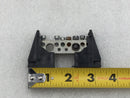7 Position 4-14 AWG Isolated Grounding Bar 3 3/8" x 1 3/4"