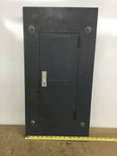 General Electric 100 Amp 9 Space/18 Circuit 120/208 VAC 3 Phase 4 Wire Panelboard Enclosure Type NLAB Dead Front 14" X 28"