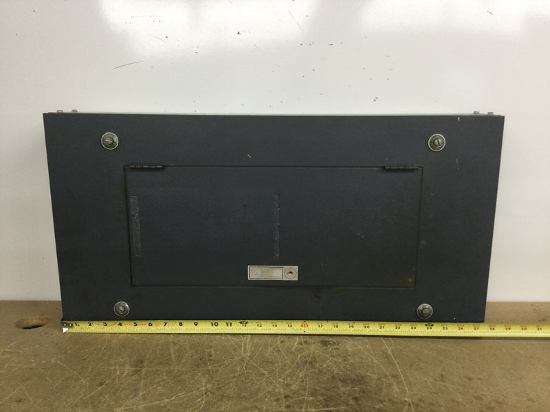 General Electric 100 Amp 9 Space/18 Circuit 120/208 VAC 3 Phase 4 Wire Panelboard Enclosure Type NLAB Dead Front 14" X 28"