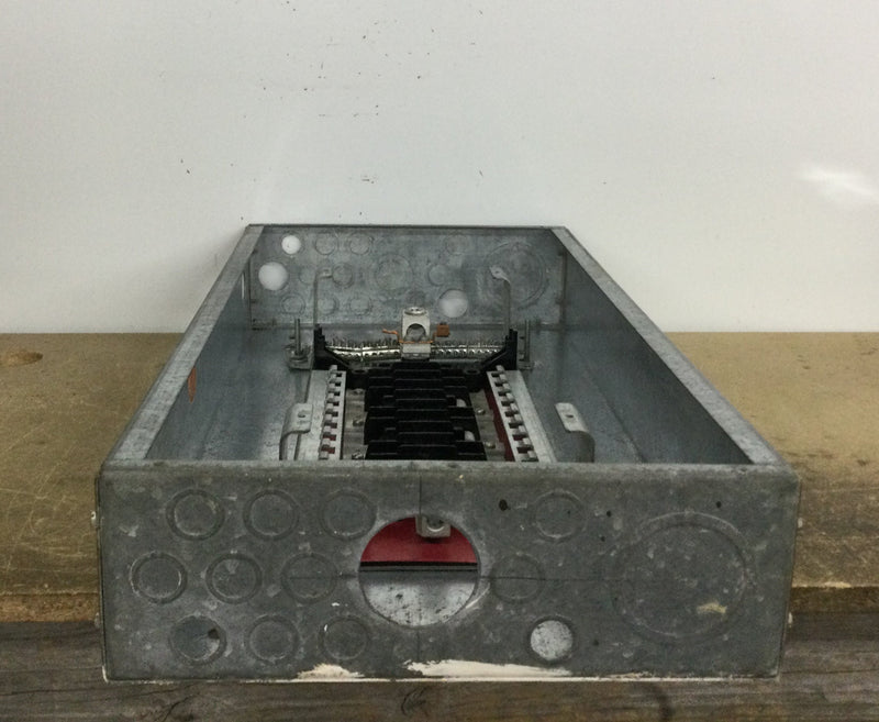 General Electric 100 Amp 9 Space/18 Circuit 120/208 VAC 3 Phase 4 Wire Panelboard Enclosure Type NLAB Dead Front 14" X 28"