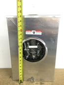 Talon 41405-025F 200A 1 - 1Ph 600VAC 5 Jaw Ringless Meter Enclosure Type HQ-5U Nema3R