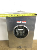 Talon 41405-025F 200A 1 - 1Ph 600VAC 5 Jaw Ringless Meter Enclosure Type HQ-5U Nema3R