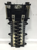 Square D QON30L150 150 Amp 30 Space 120/240V Load Center Guts Only 9" x 18"
