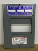 Square D HOM612L100S 100 Amp 6 Space 120/240V Dead Front 12 3/4" x 9 1/8"