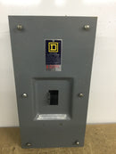 Square D FA100-F 100 Amp 600 VAC Flush Mount Breaker Enclosure for 2 or 3 Pole Breakers Single Phase 2 Wire and 3 Phase 3 Wire