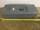 Square D FA100-F 100 Amp 600 VAC Flush Mount Breaker Enclosure for 2 or 3 Pole Breakers Single Phase 2 Wire and 3 Phase 3 Wire