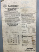 Westinghouse B16-32 BFNG, BSNG 200 Amp 120/240V 1 Phase 3 Wire 32 Space Panelboard Cover/Door 25 1/4" x 15.5"