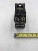 Square D 8501LO80ADJ Control Relay Type L Series A-DJ 8 Pole 120-600 VAC 60 Amp Max