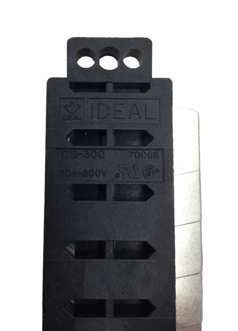 Ideal ITB-300/Magnum 10 Position 30 Amp 600V Terminal Block Strip