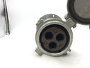 Eaton/Crouse Hinds AR40312 M80 400 Amp 600 VAC 3 Pole Three Wire Arktite AR Receptacle