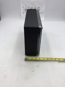 Isolite MAX-EM-G-U-BK-MTEB MAX Series Die Cast Heavy Duty Wet Location Double Sided Green LED Exit Light 120/277 VAC