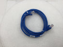 Quiktron 570-110-005 5 Ft Snagless CAT5e CM Ethernet Cable in Blue