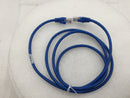 Quiktron 570-110-005 5 Ft Snagless CAT5e CM Ethernet Cable in Blue