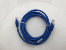 Quiktron 570-110-007 7 Ft Snagless CAT5e CM Ethernet Cable in Blue
