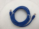 Quiktron 570-110-007 7 Ft Snagless CAT5e CM Ethernet Cable in Blue