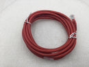 Quiktron 570-130-007 7 Ft Snagless CAT5e CM Ethernet Cable in Red