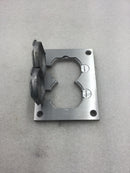 Wiremold/Legrand Walker 828R-TCAL Locking Aluminum Floor Mount Duplex Receptacle Cover