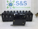 Cutler Hammer BAB1020 20 Amp 1 Pole Type BA Quicklag Circuit Breaker - Lot of 10