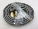 RPP-USA WH RC6/3 50 Amp Range Cord 6FT 3 Wire 6/2 + 8/1 SRDT Stranded Copper Wire