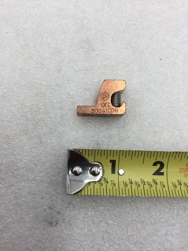ISPINNER 6pcs Aluminum Lay-in Lug AWG 14-4 Copper Conductor Connector For Grounding And Bonding