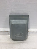 Midwest U065PC2 60 Amp 120/240V Outdoor Power Outlet Cover Only 7" x 5 1/2"