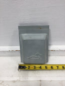 Midwest U065PC2 60 Amp 120/240V Outdoor Power Outlet Cover Only 7" x 5 1/2"