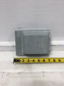 Midwest U065PC2 60 Amp 120/240V Outdoor Power Outlet Cover Only 7" x 5 1/2"