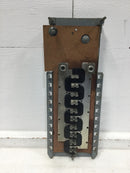 Sylvania 125 Amp 20 Space 120/240VAC Load Center Guts Only 6.5" X 16.5"