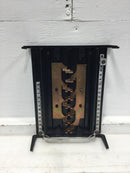 Siemens 125 Amp 8 Space MLO/MB Conv Copper Buss Load Center Guts Only 9" X 11"