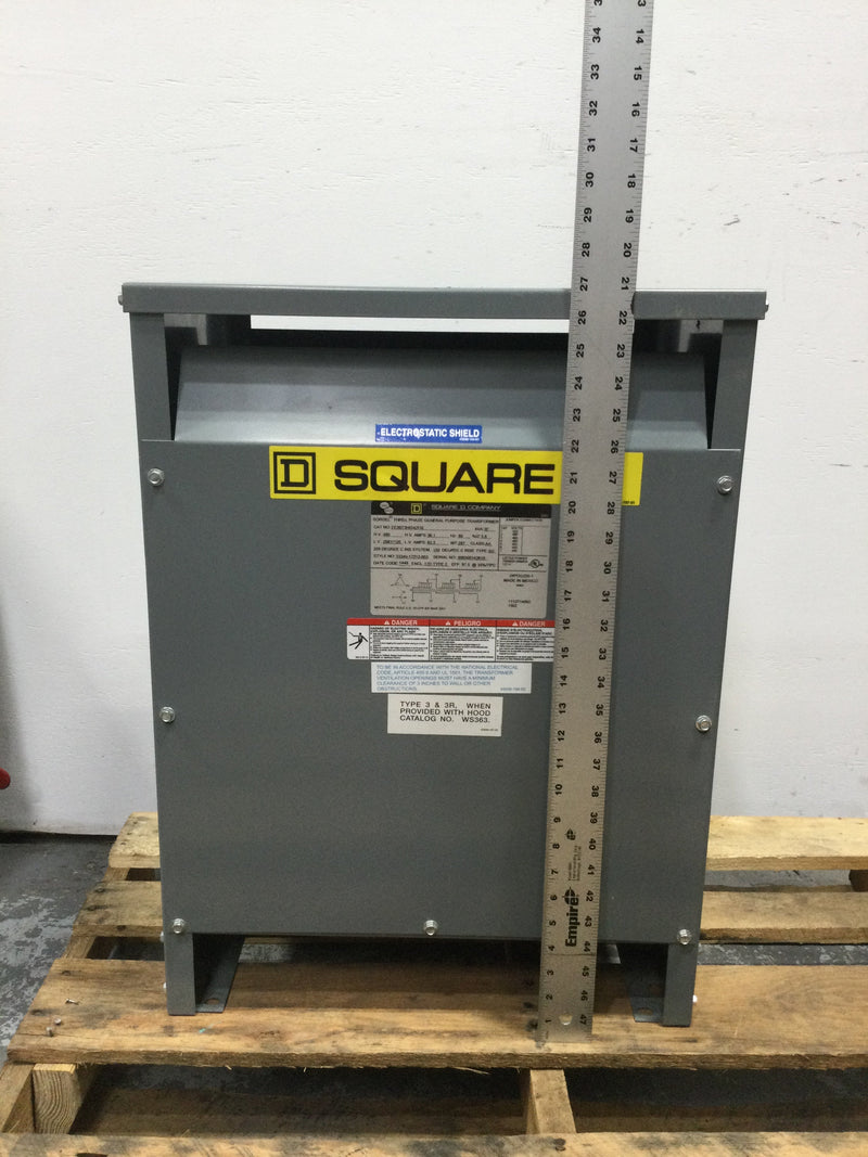Square D Sorgel EE30T3HIS42DB 3 Phase General Purpose Transformer 30 kV