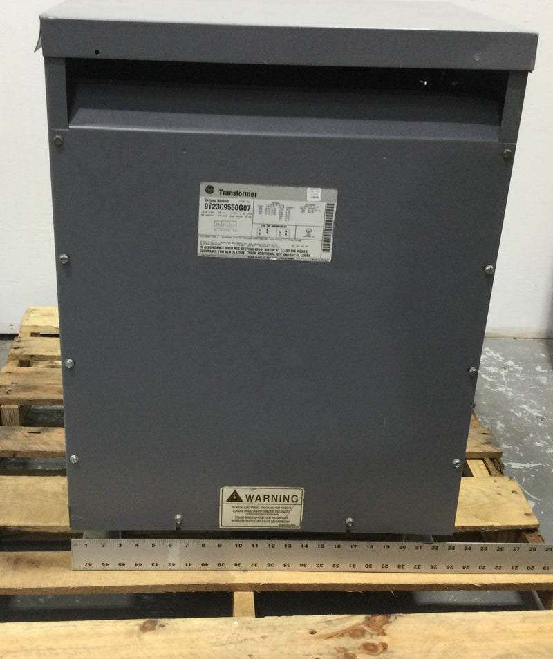GE Transformer 9T23C9550G07 25 kVA, 60 Hz, 1 PH, 5.8% IMP, 50C Ambient, 140C Rise, 220C System Enclosure Type 2