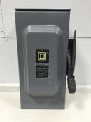 Square D Heavy Duty Safety Switch, 60 AMP, 600VAC, 600 VDC NEMA 3R, 40275-856-01 non fused