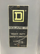 Square D Heavy Duty Safety Switch, 60 AMP, 600VAC, 600 VDC NEMA 3R, 40275-856-01 non fused