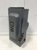 Square D Heavy Duty Safety Switch, 60 AMP, 600VAC, 600 VDC NEMA 3R, 40275-856-01 non fused