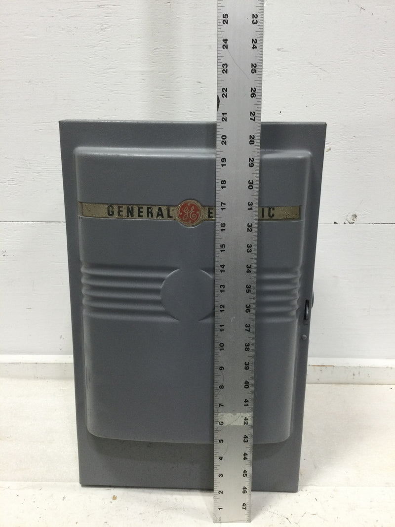 GE General Electric DFG364R Fusible Style Bus Plug Type FG Flex-A-Plug Model A 200 Amp 3 Pole 600VAC