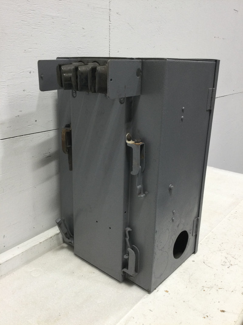 GE General Electric DFG364R Fusible Style Bus Plug Type FG Flex-A-Plug Model A 200 Amp 3 Pole 600VAC