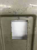 Zinsco Magnetrip 8 Space Load Center Dead Front 13 1/4" x 8 3/4"