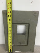 Zinsco Magnetrip 8 Space Load Center Dead Front 13 1/4" x 8 3/4"