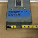 Allen Bradley 709-AAC Size 0 Type 1 AC Automatic Starter - Cover Only