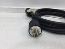 Generac 13' Mate to Male Power Cord using 12/4 Cable & 4 Wire Locking Connectors