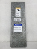 Kohler 20RESA 20kW 75 Amp 1 Phase 120/240V Panel Cover 14 5/8" x 4 1/2"