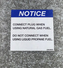 Kohler 20RESA 20kW 75 Amp 1 Phase 120/240V Panel Cover 14 5/8" x 4 1/2"